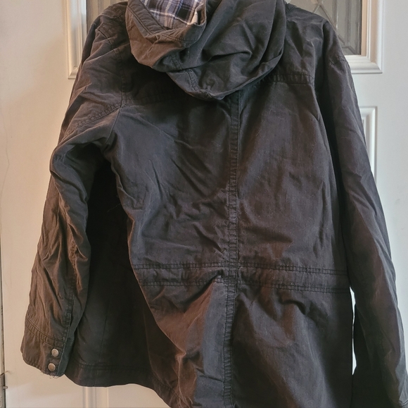 Women's Old Navy button jacket with hood. - Picture 2 of 8